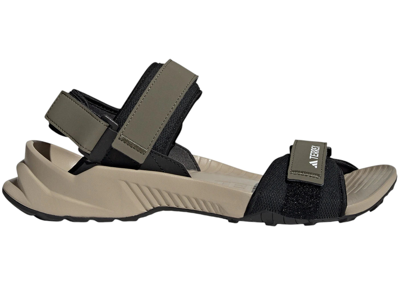 adidas Terrex Hydroterra Sandals Olive Strata Core Black Wonder Beige - main view