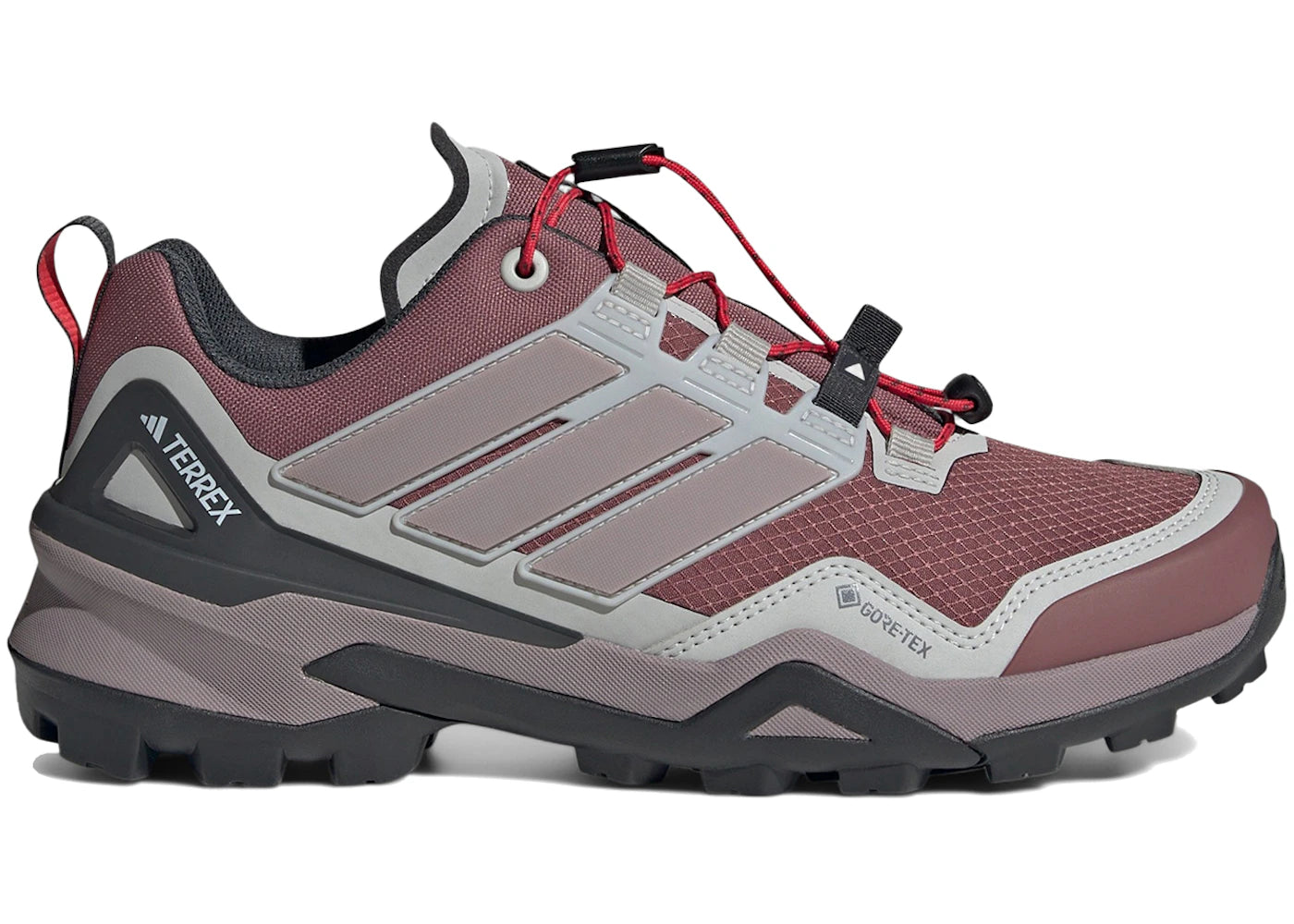adidas Terrex Skychaser Gore-Tex Burgundy Preloved Fig Grey Two - main view