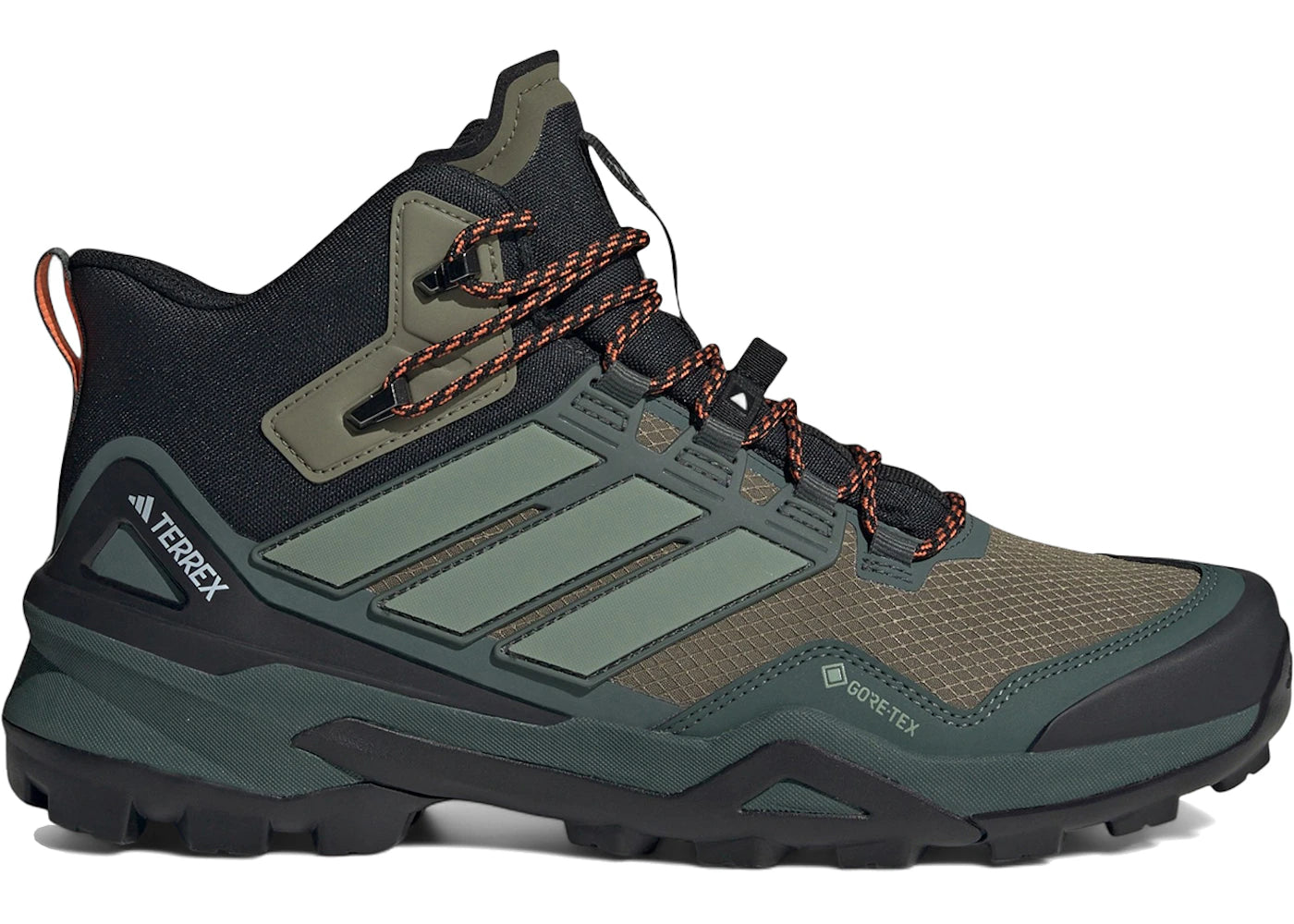 adidas Terrex Skychaser Mid Gore-Tex Olive Strata Silver Green Core Black - main view