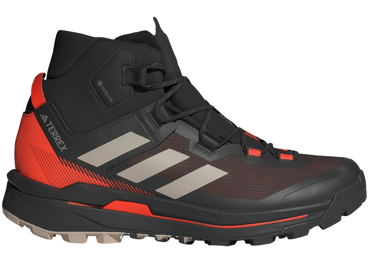 adidas Terrex Skychaser Tech Gore-Tex Core Black Wonder Beige Semi Impact Orange - main view