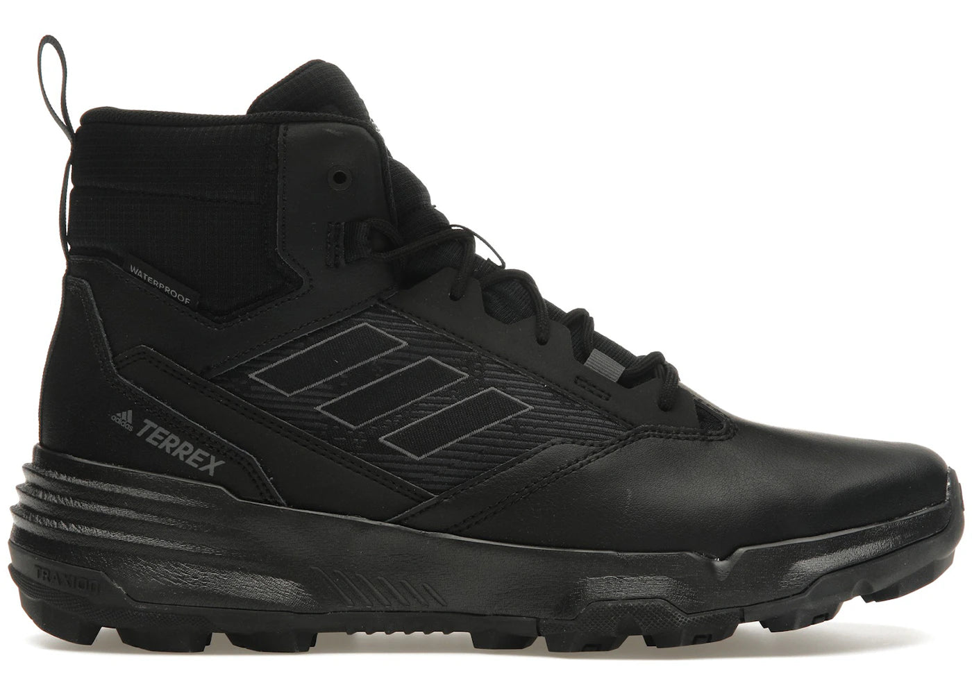 adidas Terrex Unity Leather Mid Rain.RDY Black Grey - main view