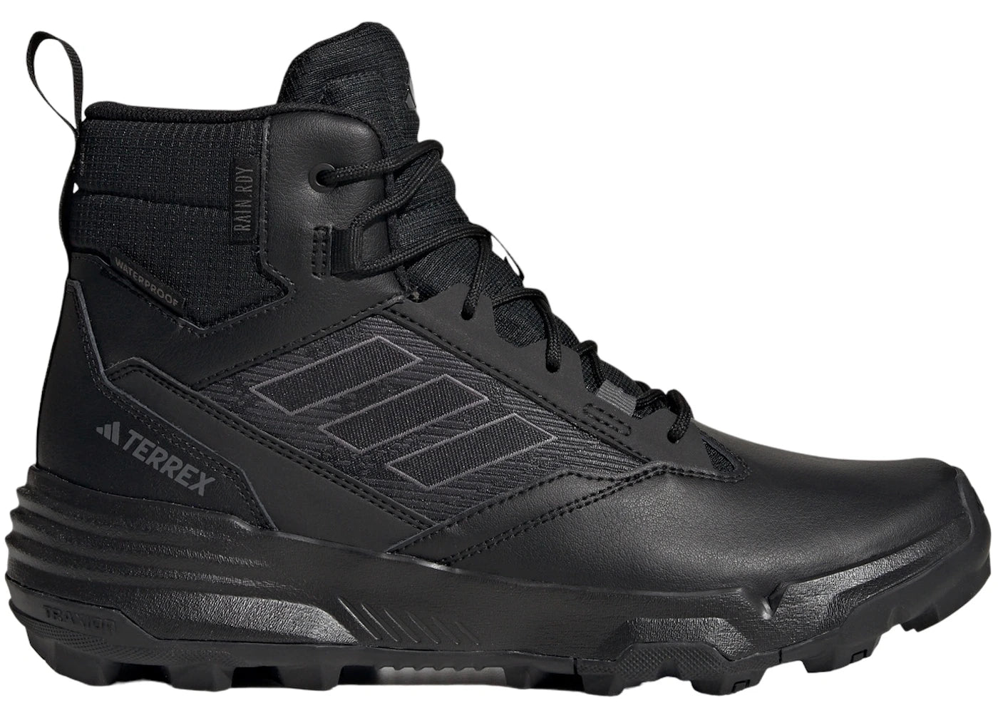 adidas Terrex Unity Leather Mid Rain.RDY Core Black Grey - main view