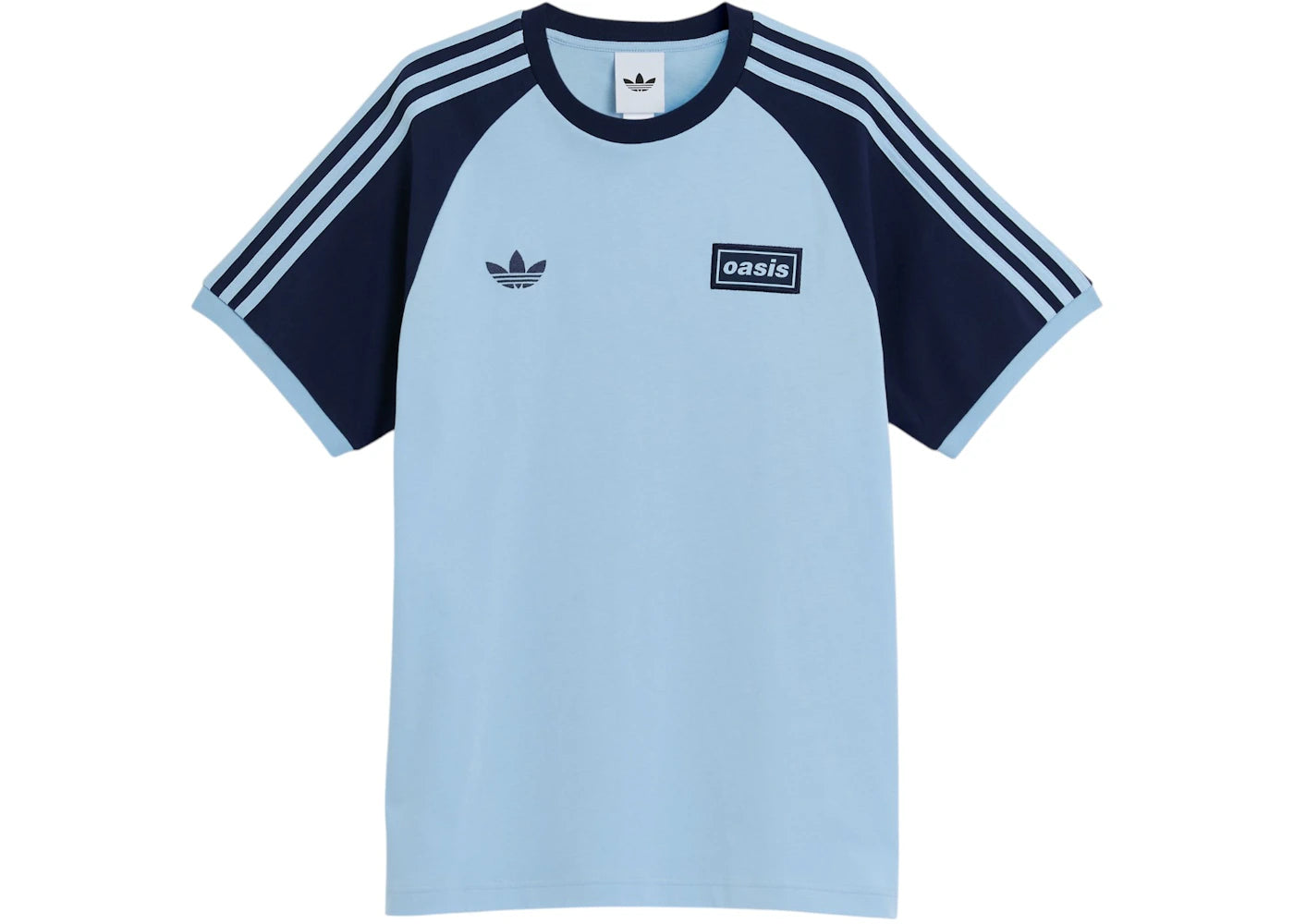 adidas Tour 3-Stripes Tee Clear Sky Night Indigo