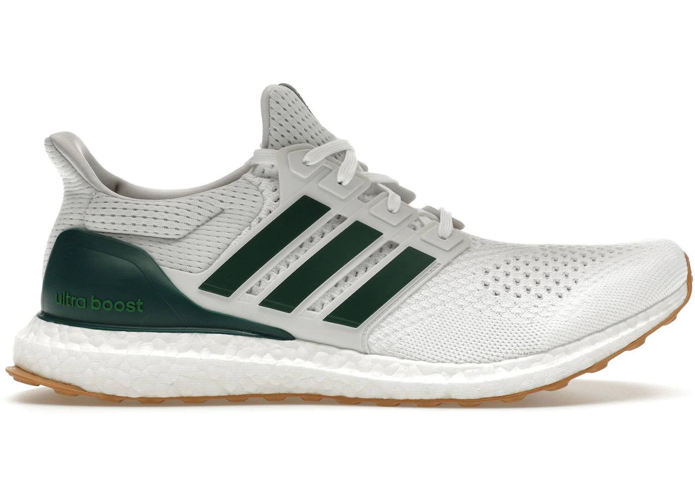 adidas Ultra Boost 1.0 - Blanc nuage, Vert universitaire, Gomme