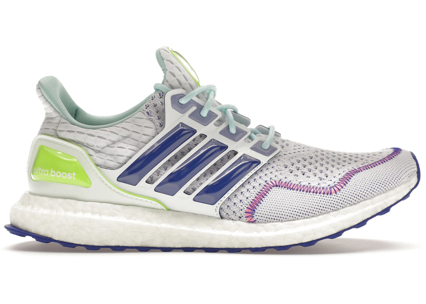 adidas Ultra Boost 1.0-Cloud White Lucid Blue Lucid Lemon