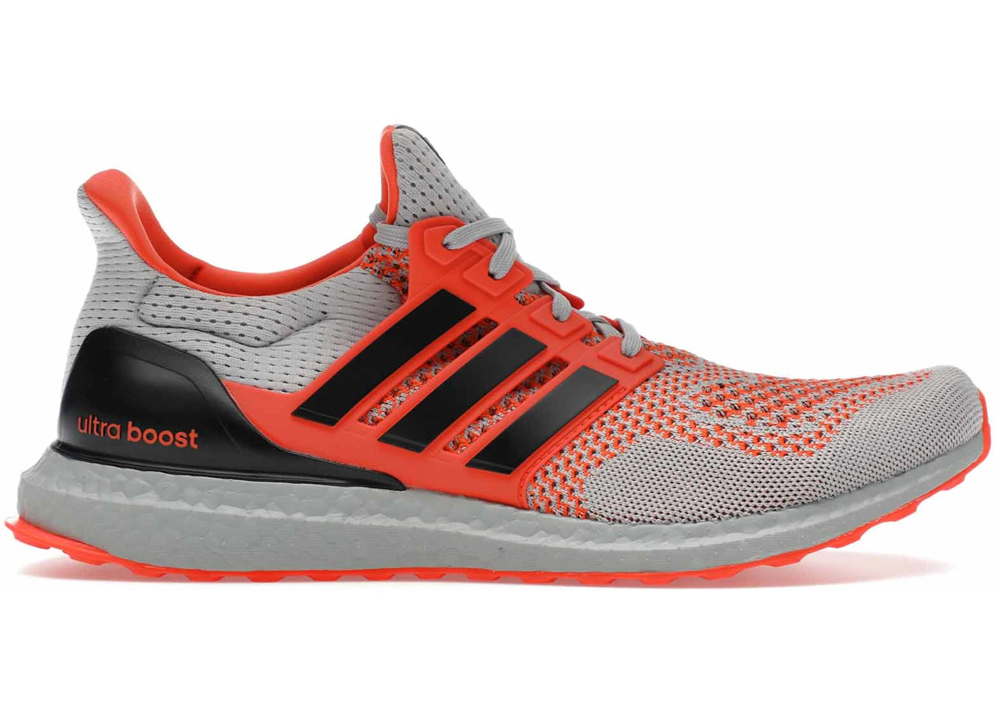 adidas Ultra Boost 1.0-Core Black Impact Orange Grey Two