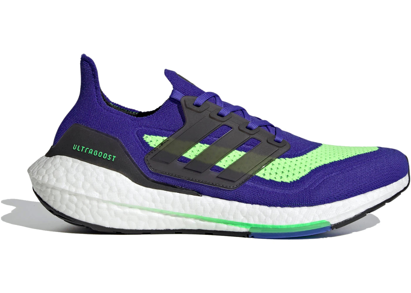 adidas Ultra Boost 21 - Sonic Ink Vert Hurlant