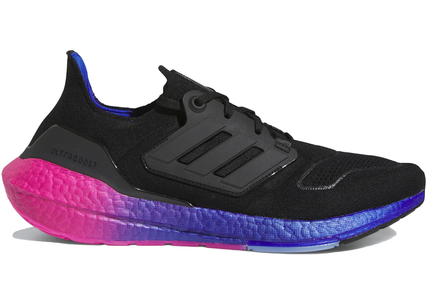 adidas Ultra Boost 22 - Noir Bleu Lucide Rose