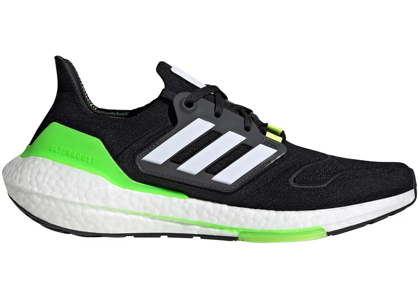adidas Ultra Boost 22 - Noir Core Vert Solaire