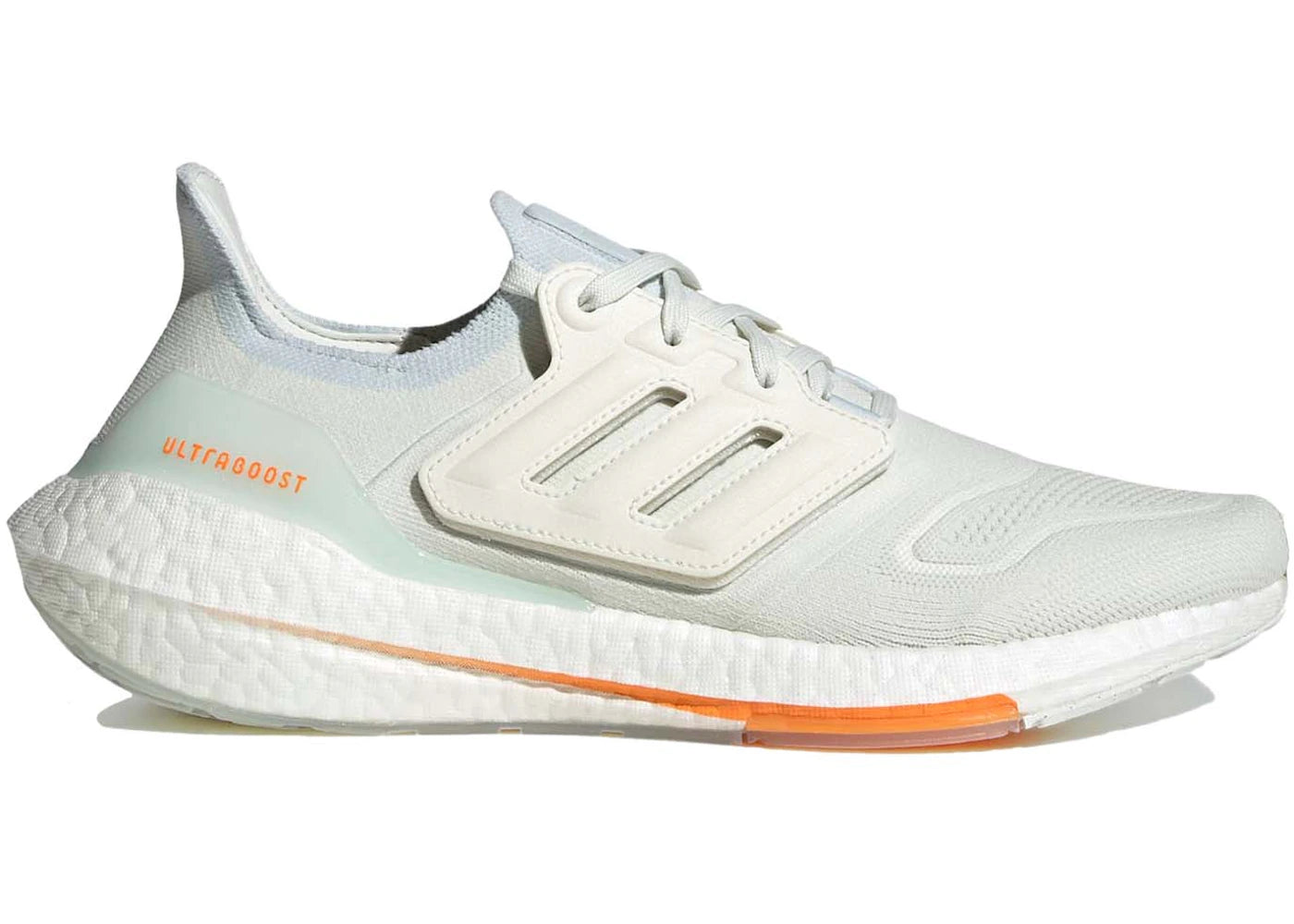 adidas Ultra Boost 22 - Blanc Bleu Teinté Orange