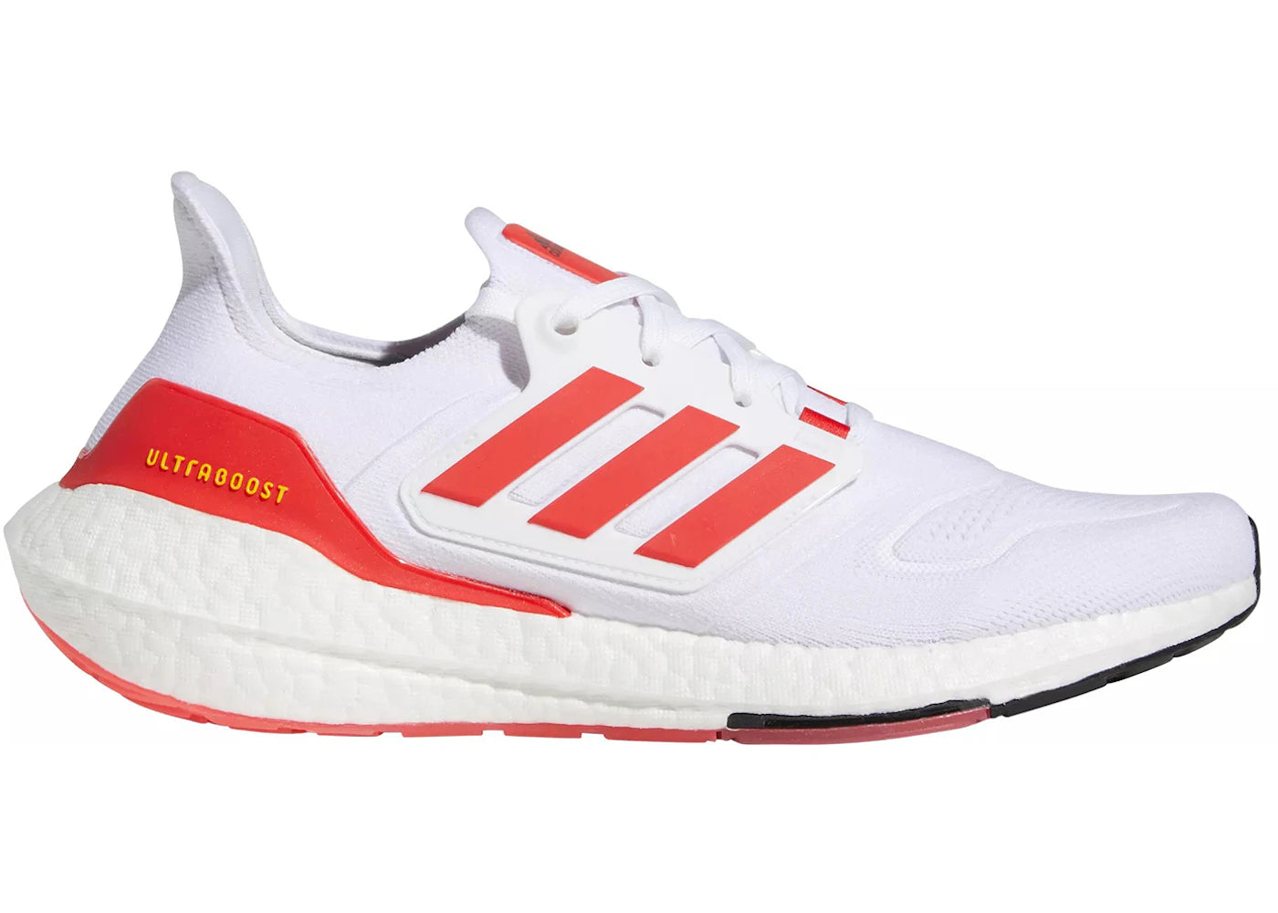adidas Ultra Boost 22 White Vivid Red
