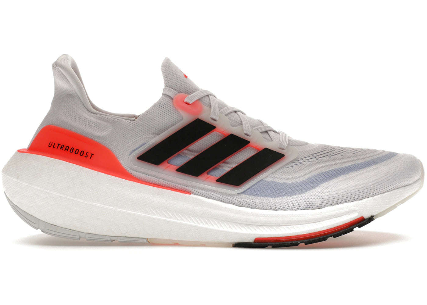 adidas Ultra Boost Light-White Black Solar Red