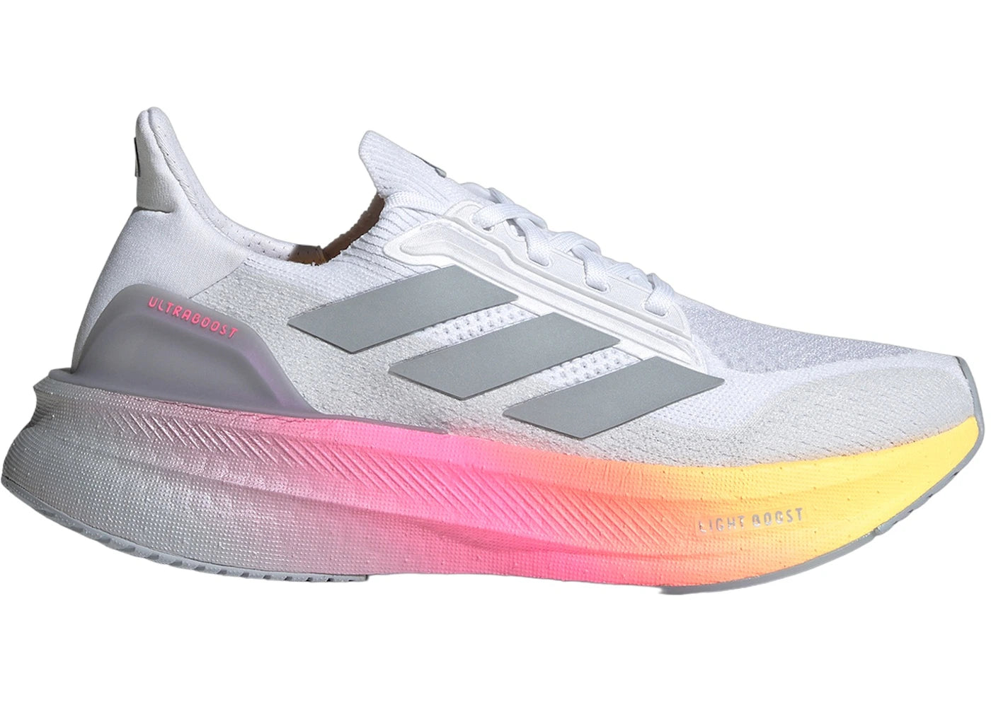 adidas Ultra Boost 5X - Blanc nuage, Argent halo, Rose lucide (Femme)