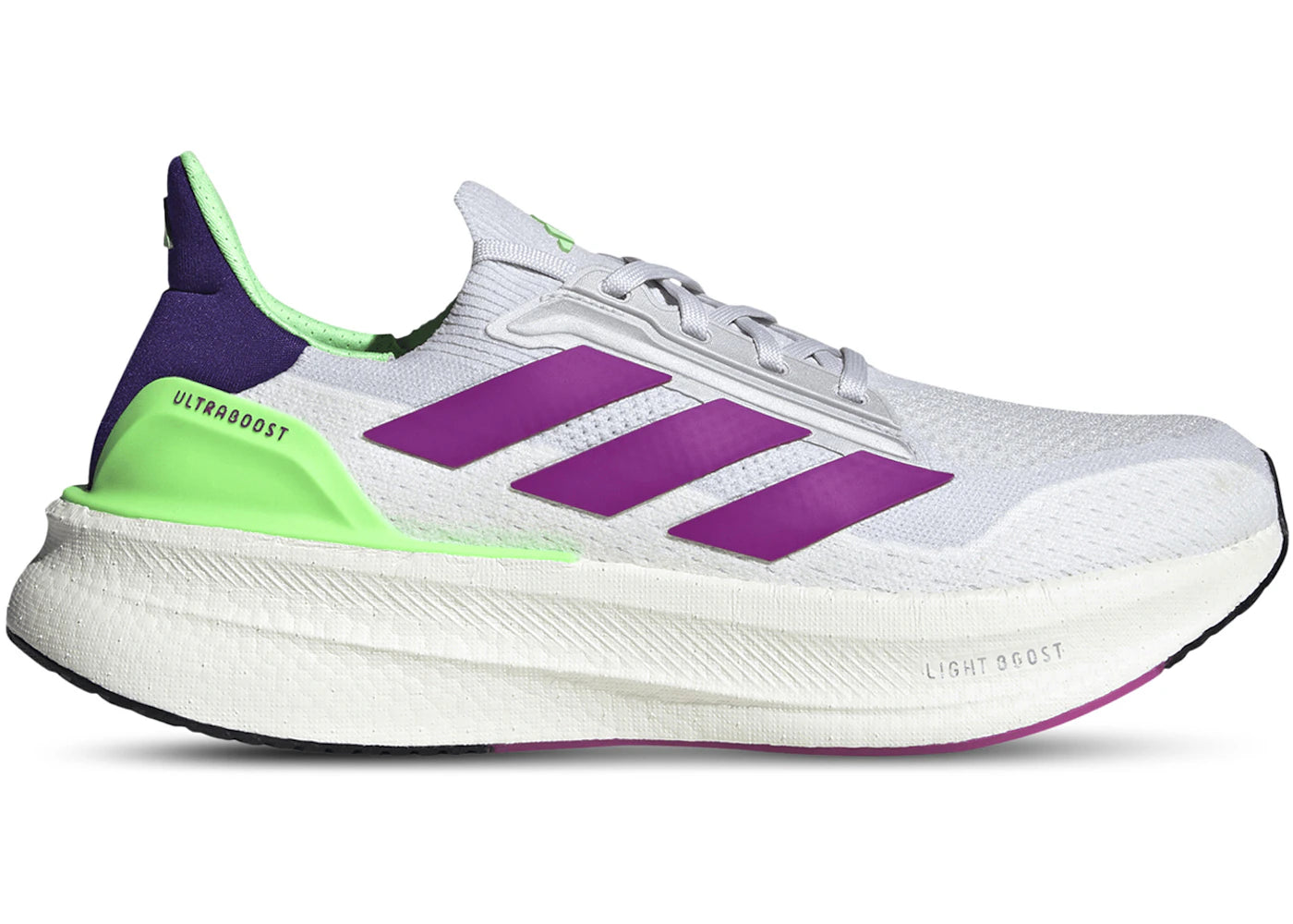 adidas Ultra Boost 5X Gris Violet Éclat Citron Vert Éclat