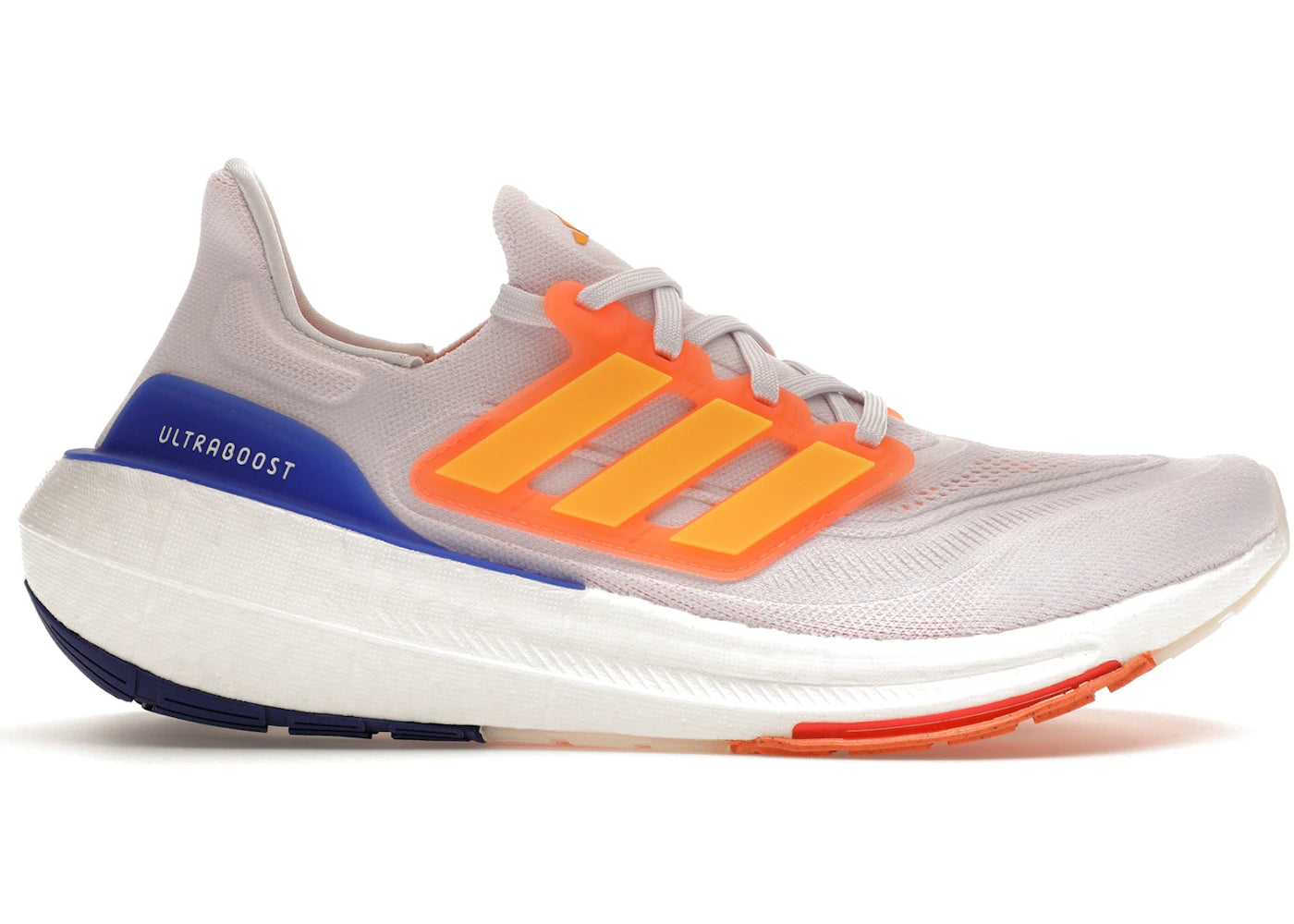 adidas Ultra Boost Blanc nuage clair Or solaire Bleu lucide