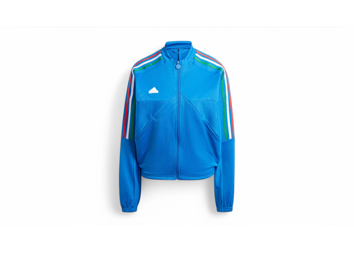 adidas Women's Tiro Cut 3-Stripes Track Top Blue/Green