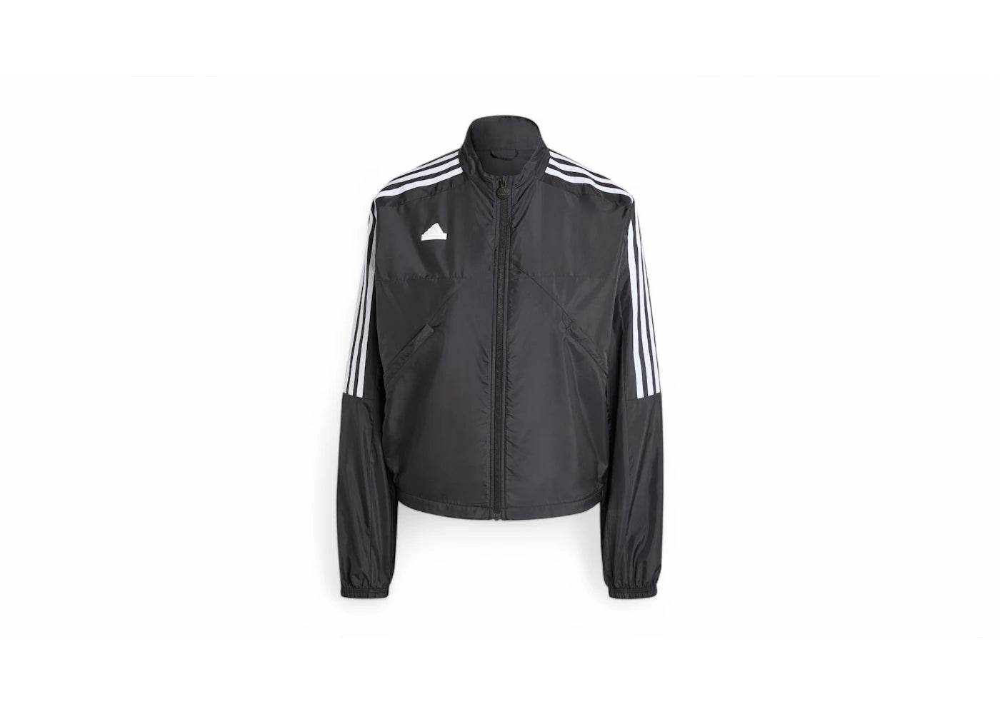 adidas Women's Tiro Cut 3-Stripes Woven Track Top Black
