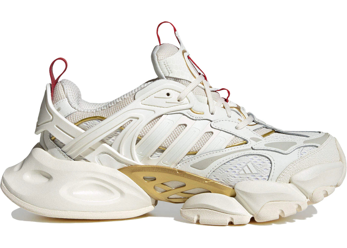 adidas XLG Runner Deluxe-Off White Gold Metallic Red
