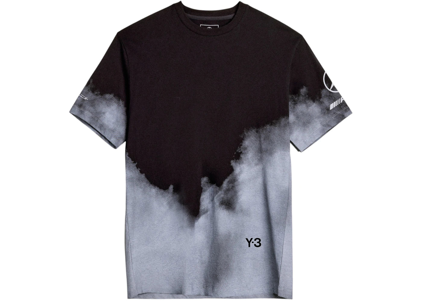 adidas Y-3 Mercedes AMG Petronas Formula 1 Team Tour Short Sleeve Tee Black - main view