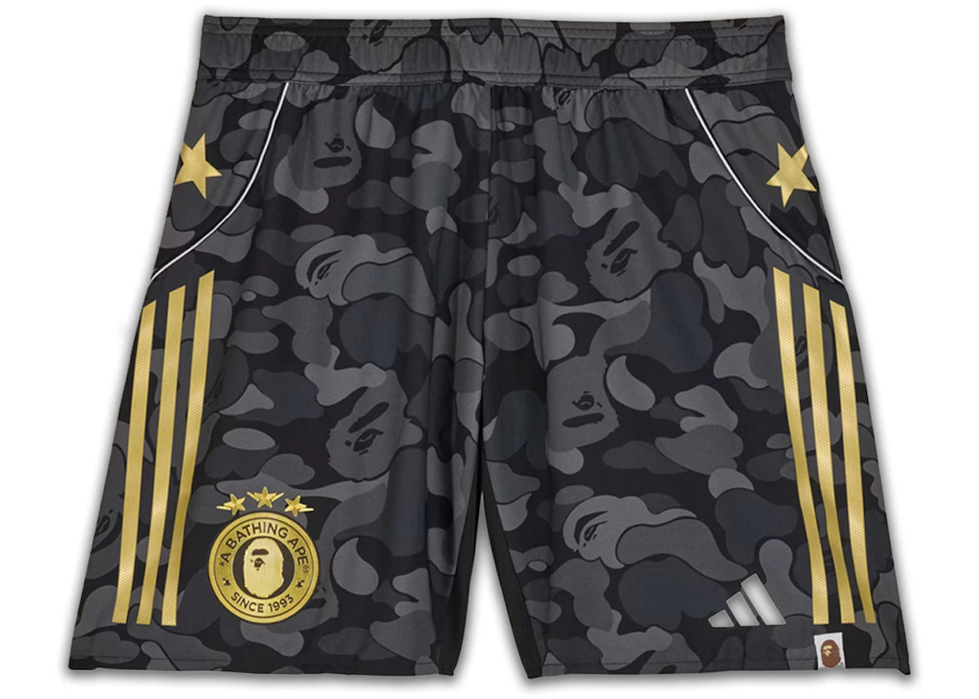 adidas x BAPE Football Slim Shorts-Black