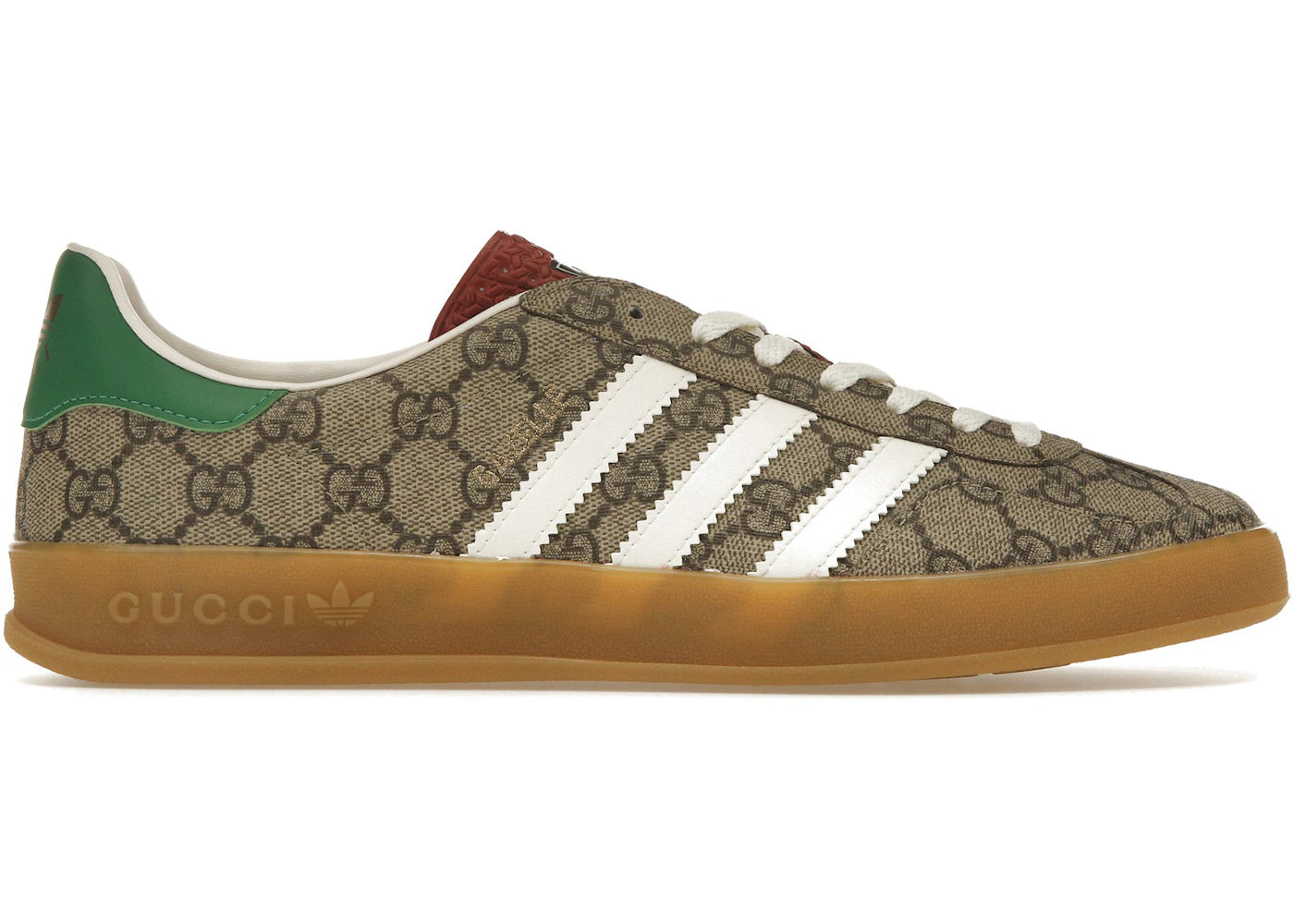 adidas x Gucci-Gazelle Beige GG Monogram
