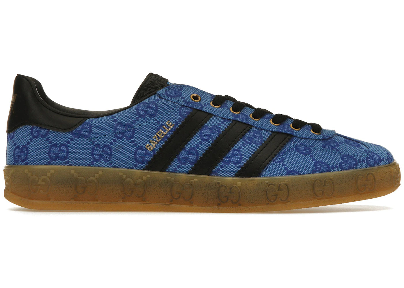 adidas x Gucci-Gazelle Blue GG Monogram