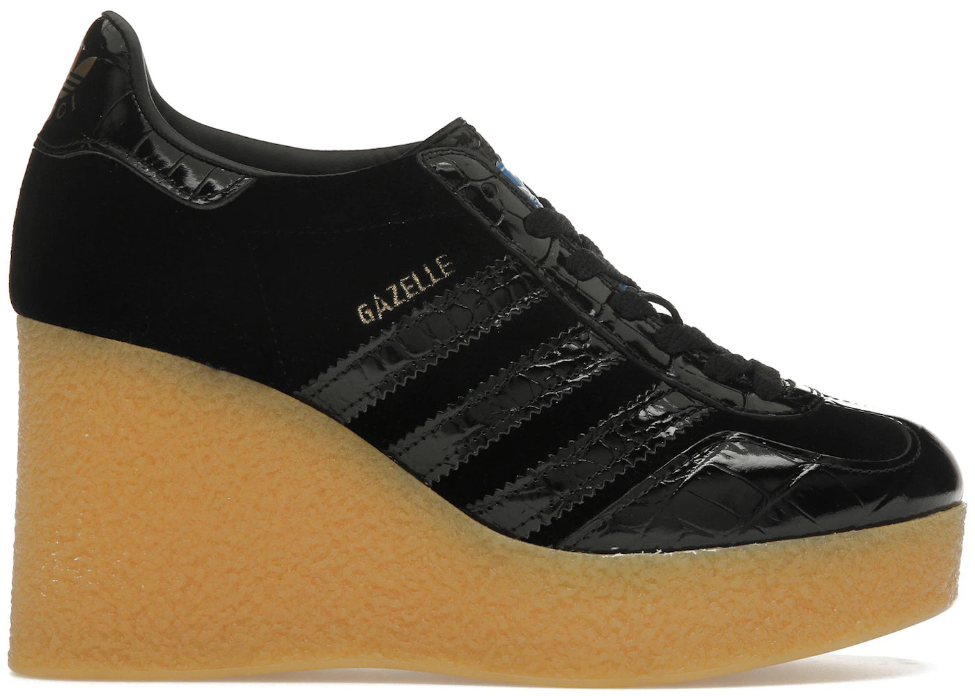adidas x Gucci-Gazelle Wedge Black Croc (Women's)