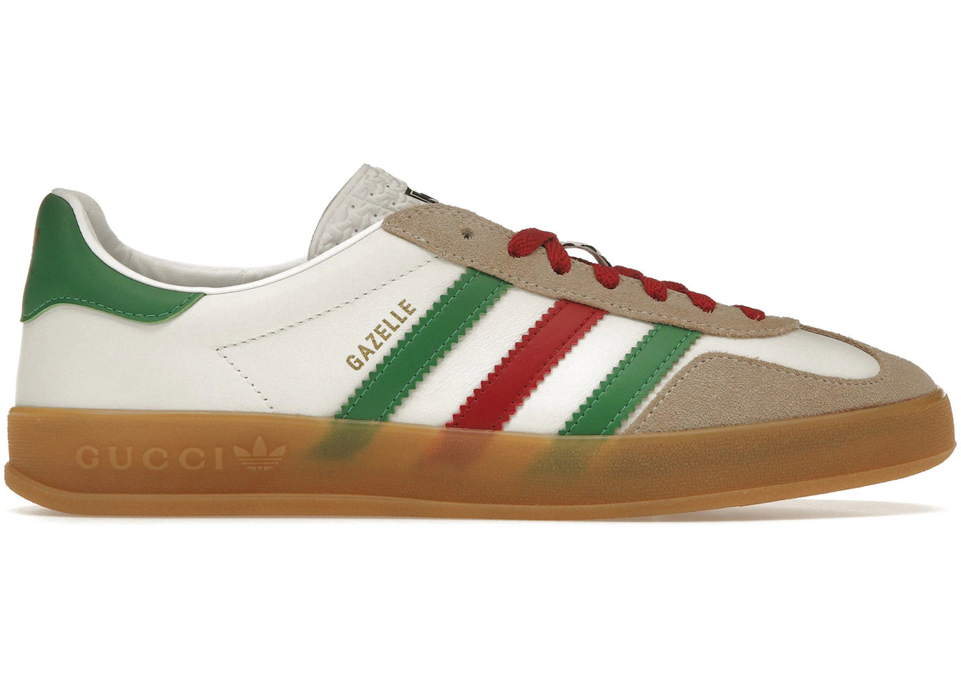 adidas x Gucci-Gazelle White Green Red