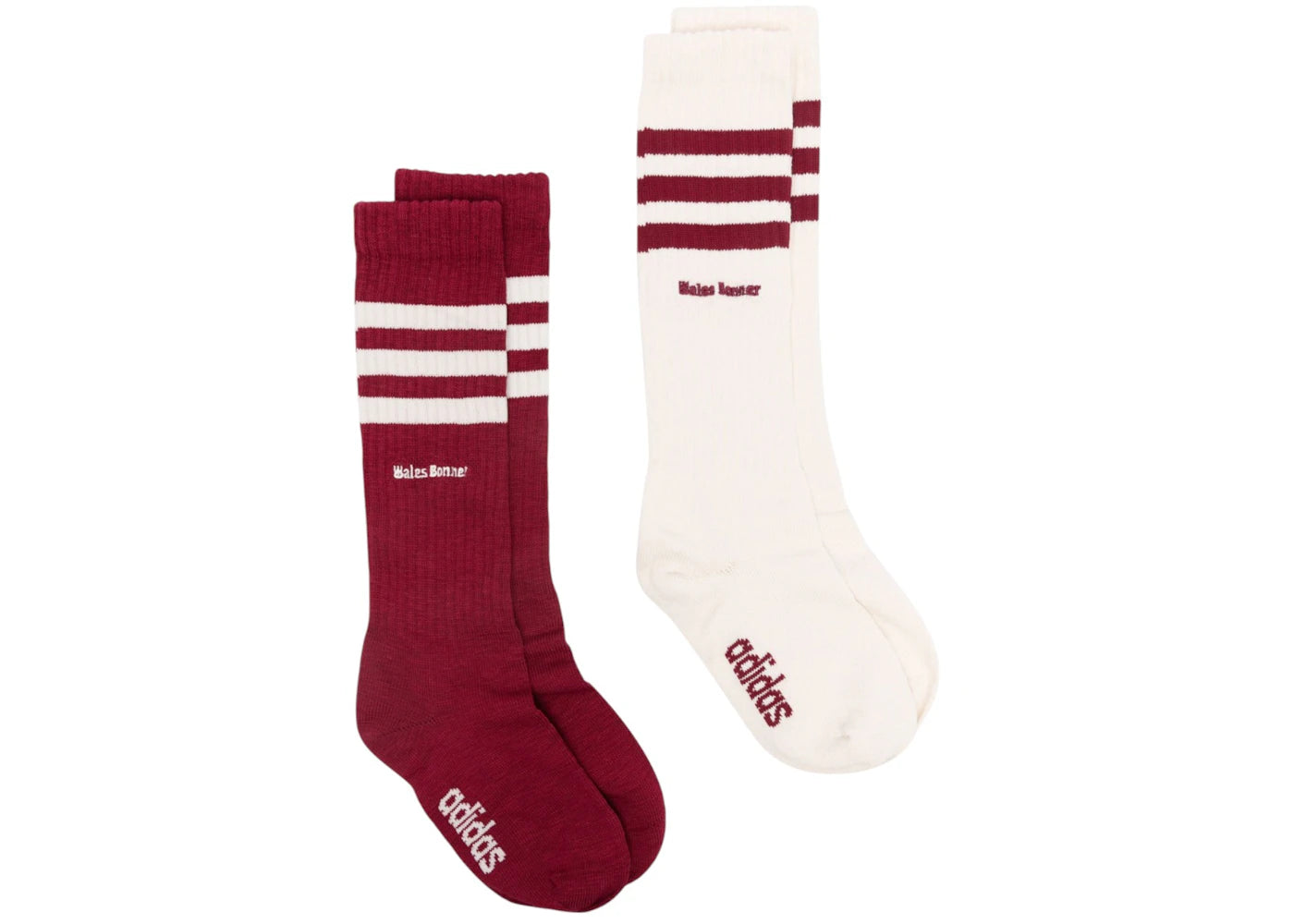adidas x Wales Bonner 3-Stripe Socks-Navy