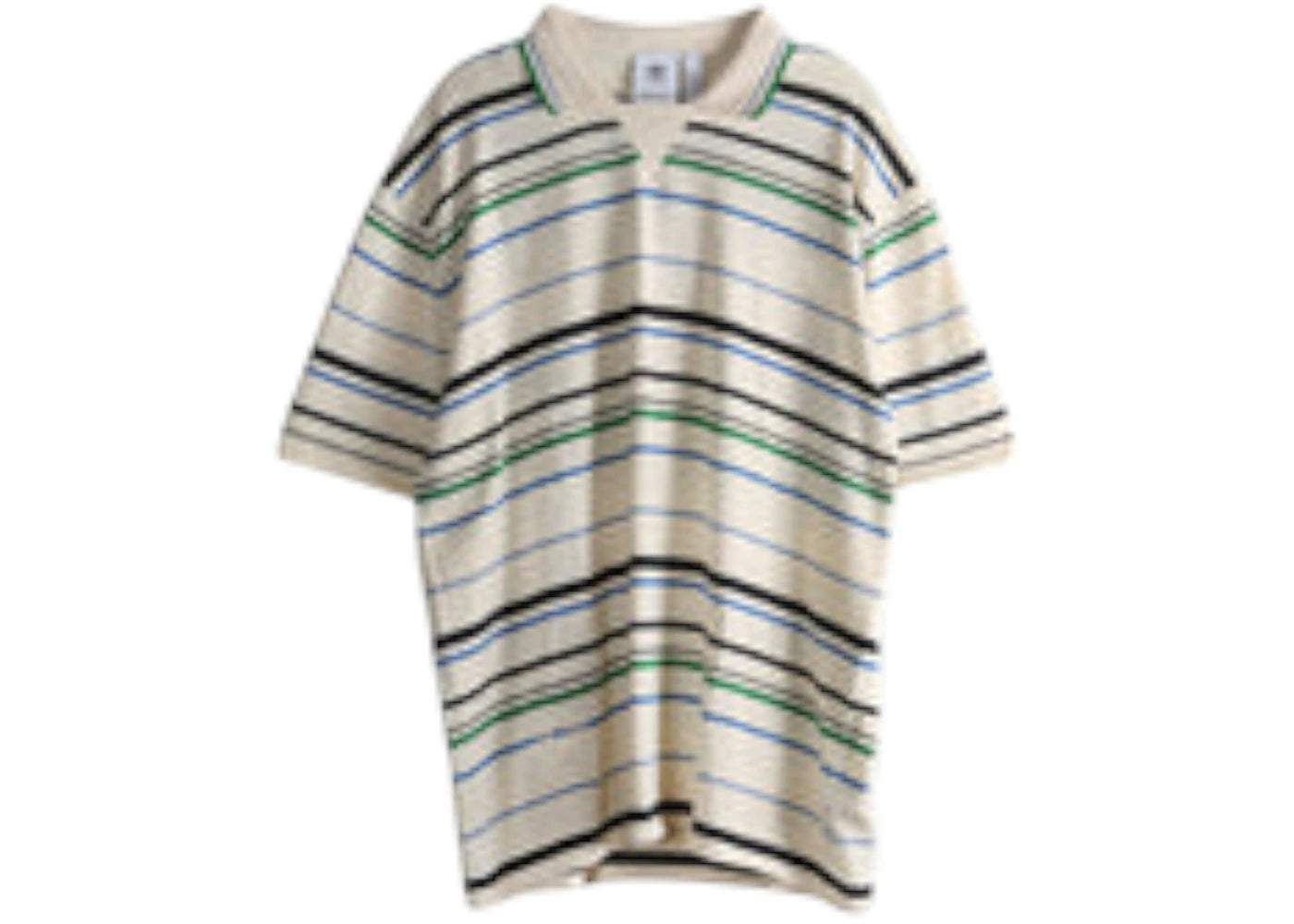 adidas x Wales Bonner Knit Polo T-shirt-Washed Black