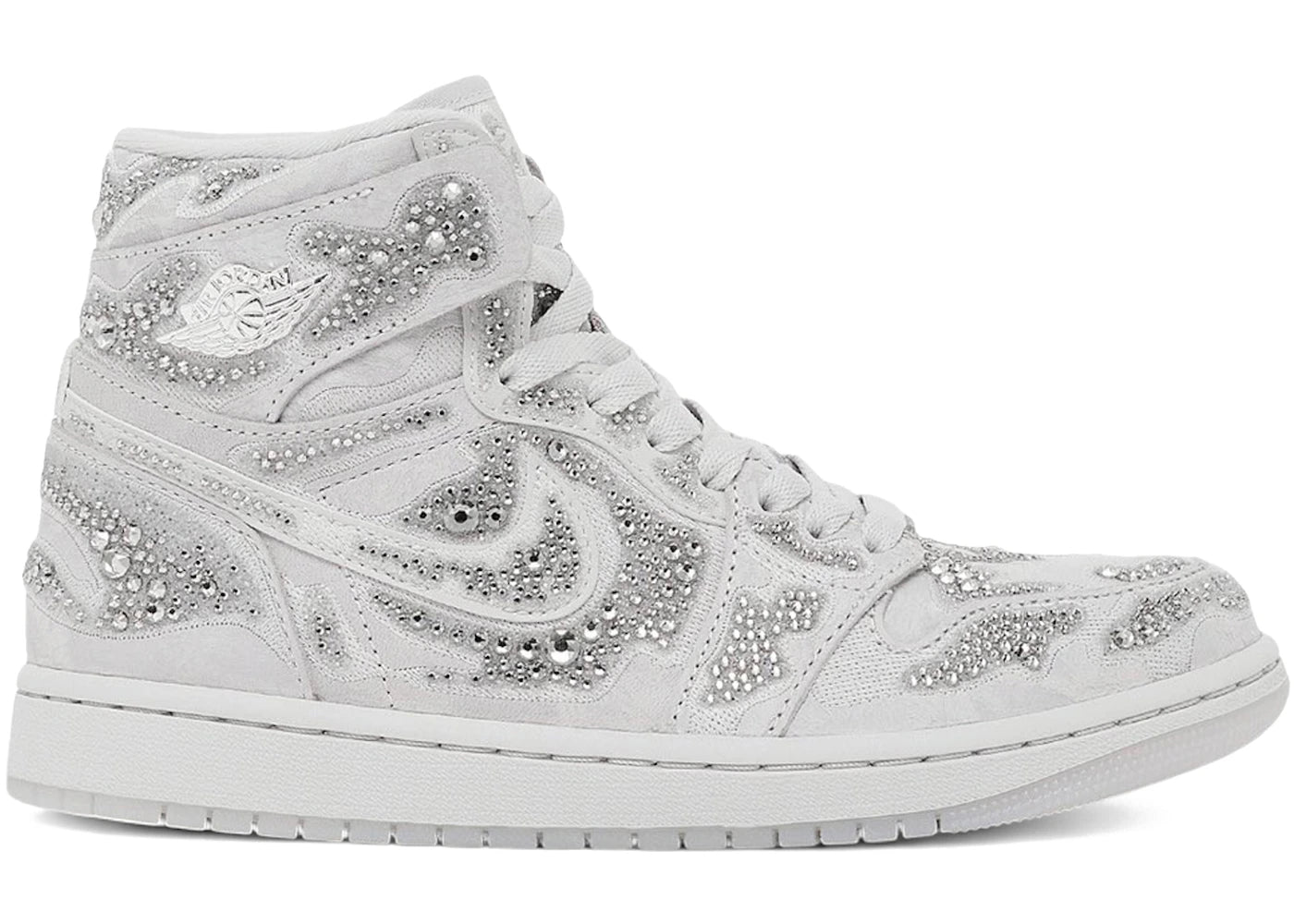 Jordan 1 Retro High OG Swarovski Vast Grey