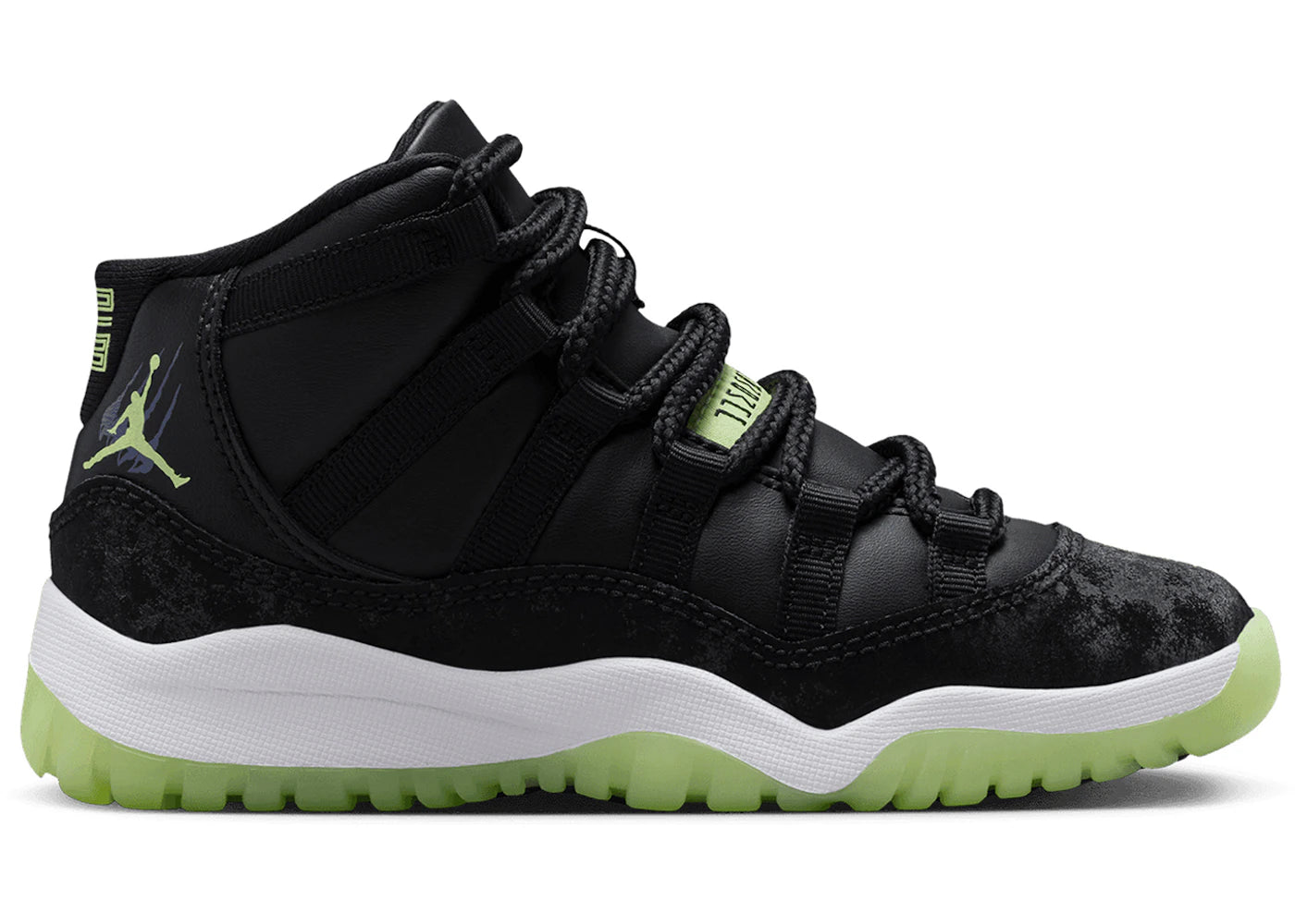 Jordan 11 Retro Black Barely Volt