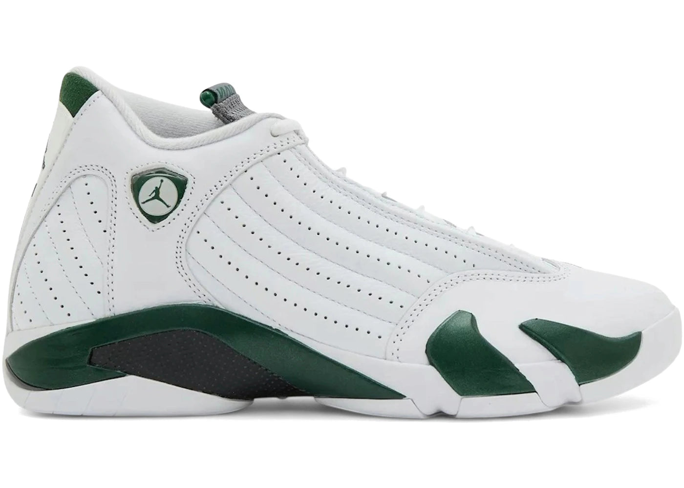 Jordan 14 Retro White Forest Green - main view