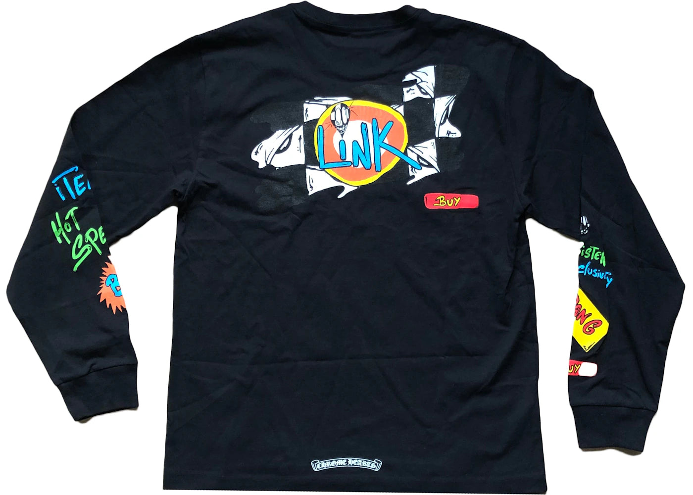 Chrome Hearts Matty Boy Sex Records Link L/S T-shirt Black - main view
