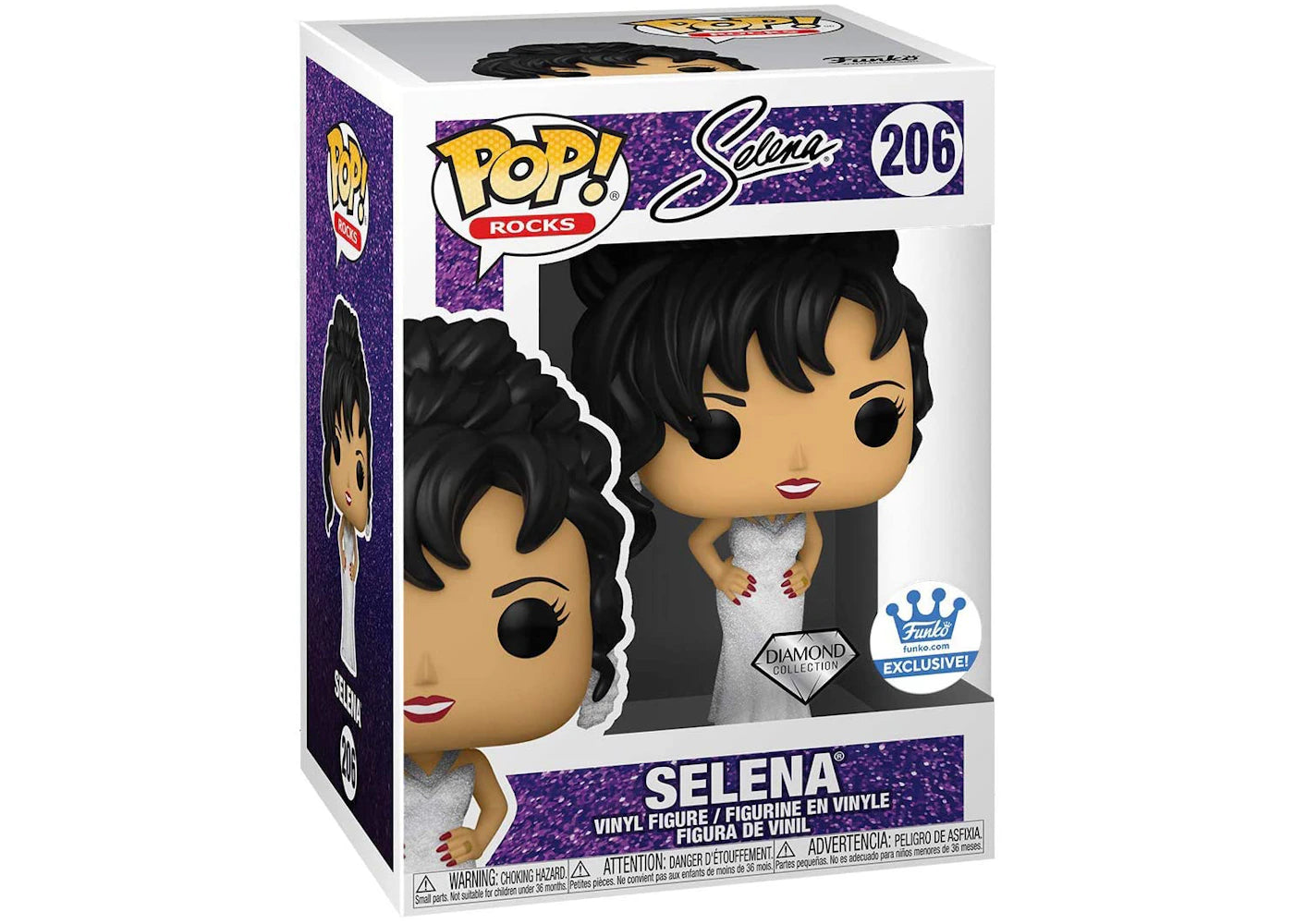 Funko Pop! Rocks Selena Diamond Funko Shop Exclusive Figure #206-
