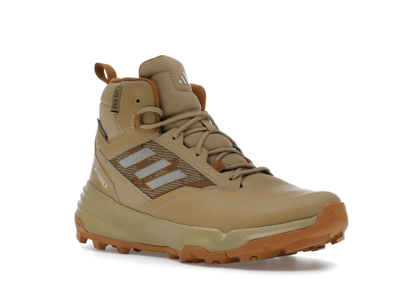 adidas Terrex Unity Leather Mid Rain.RDY Beige Tone Ecru Tint Mesa - alternate angle 2
