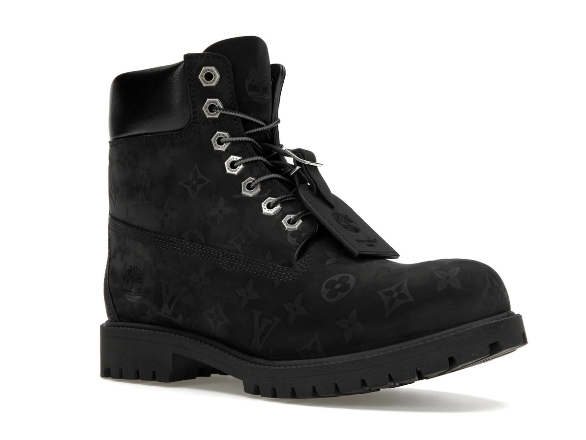 Louis Vuitton Timberland 6 Inch Ankle Boot Black Monogram - alternate angle 2