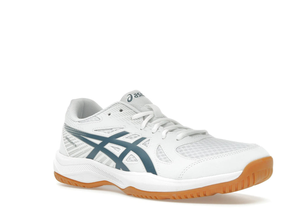 ASICS Upcourt 6 White Vintage Indigo - alternate angle 2