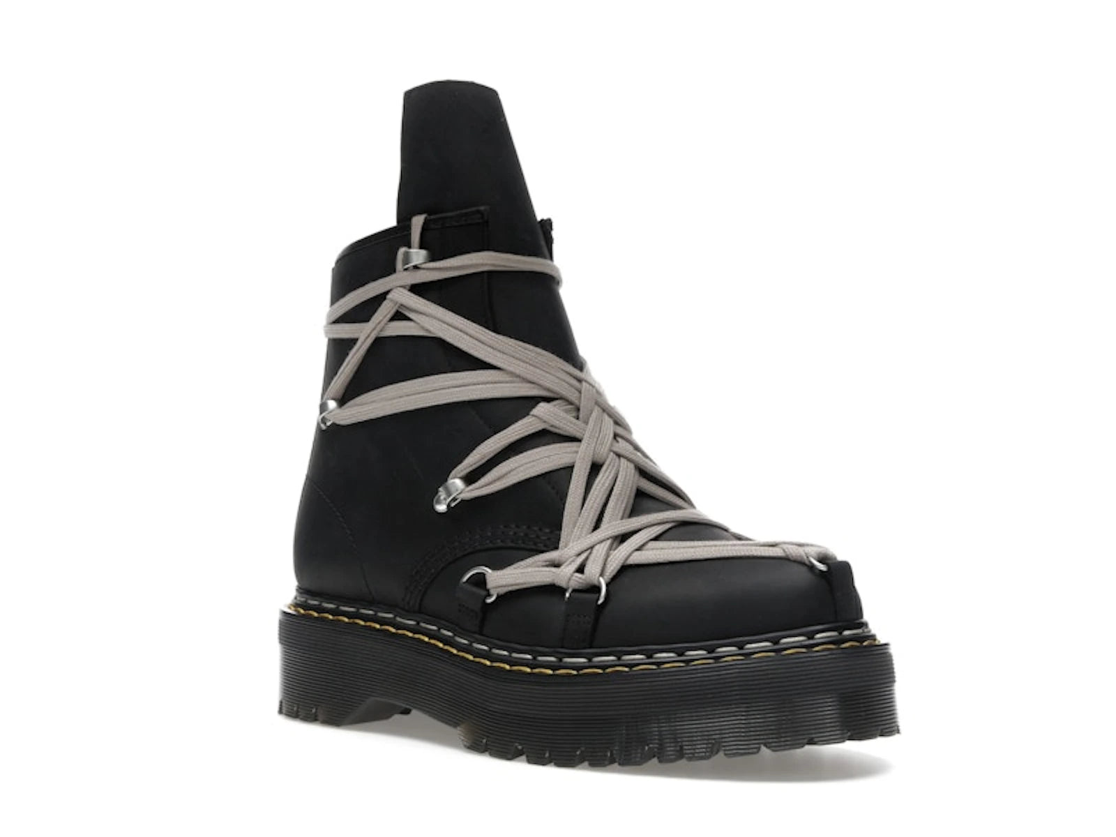 Dr. Martens 1460 DRKSHDW Quad Sole Mega Lace Boot Rick Owens Black - alternate angle 2