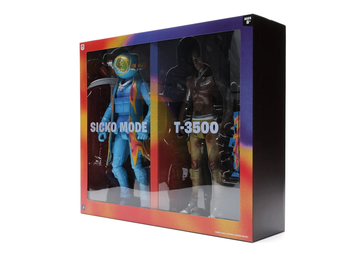 Travis Scott Cactus Jack Fortnite 12 Inch Action Figure Duo Set - alternate angle 2
