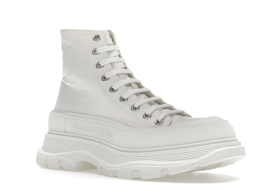 Alexander McQueen Tread Slick Boot White White - alternate angle 2