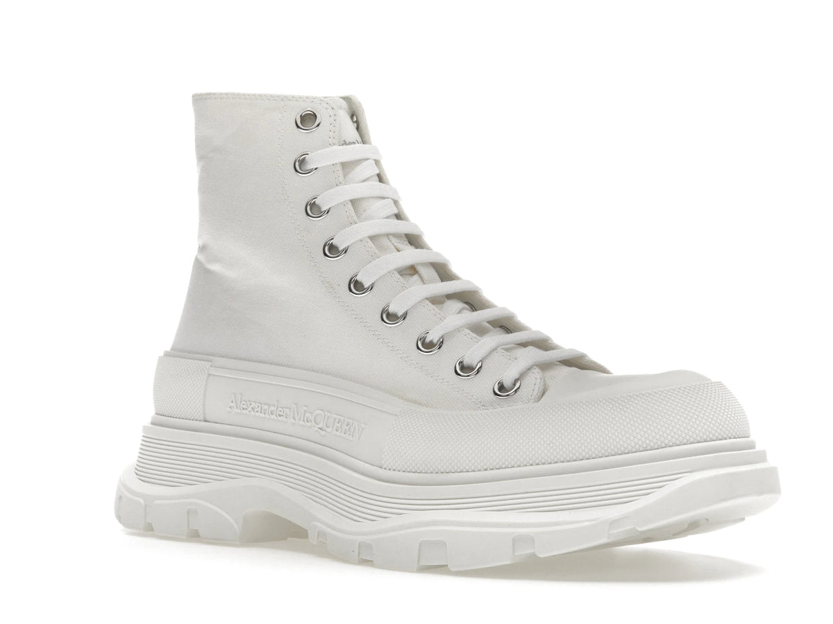 Alexander McQueen Tread Slick Boot White White - alternate angle 2