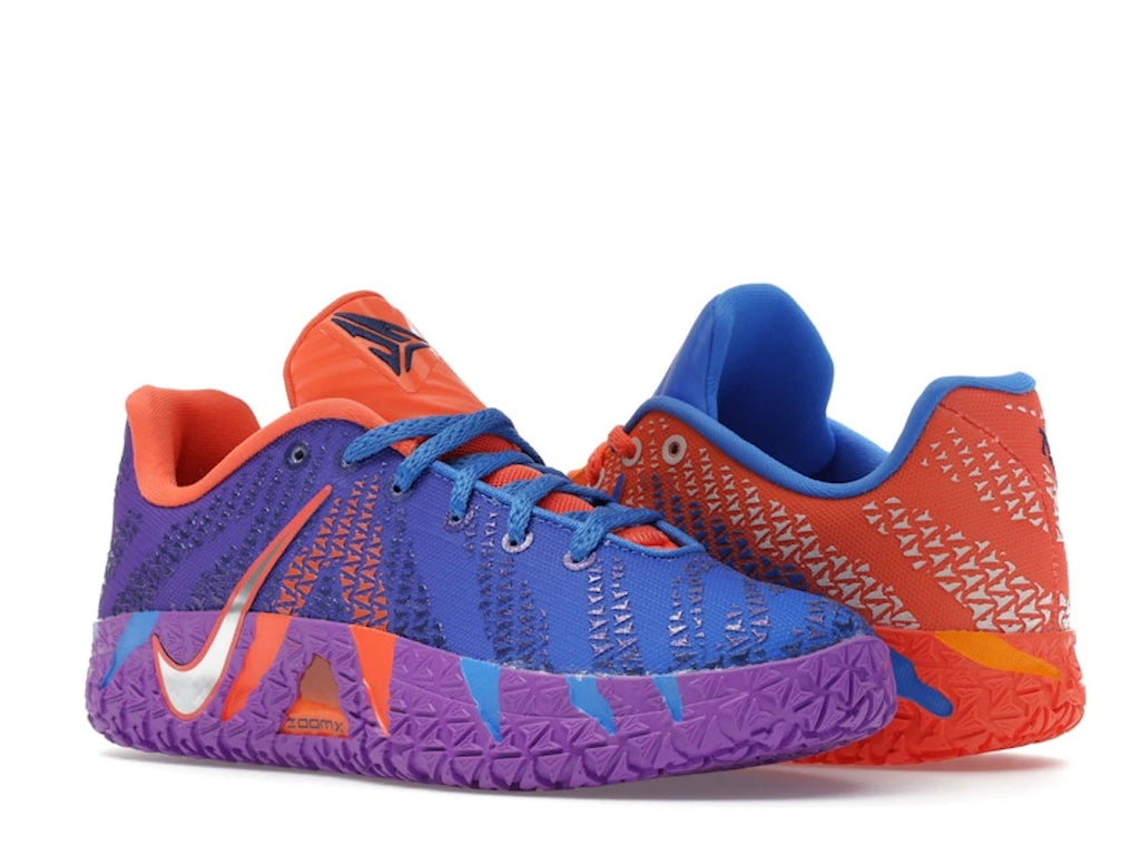 Nike Ja 3 Blue Crystal Turf Orange Midnight Navy Metallic Silver