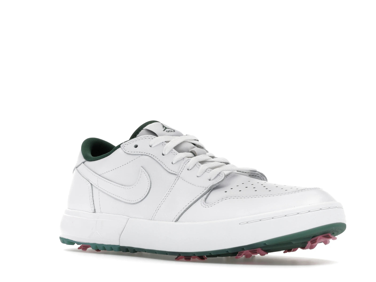Jordan 1 Low Golf Spiked White Fir Elemental Pink - alternate angle 2