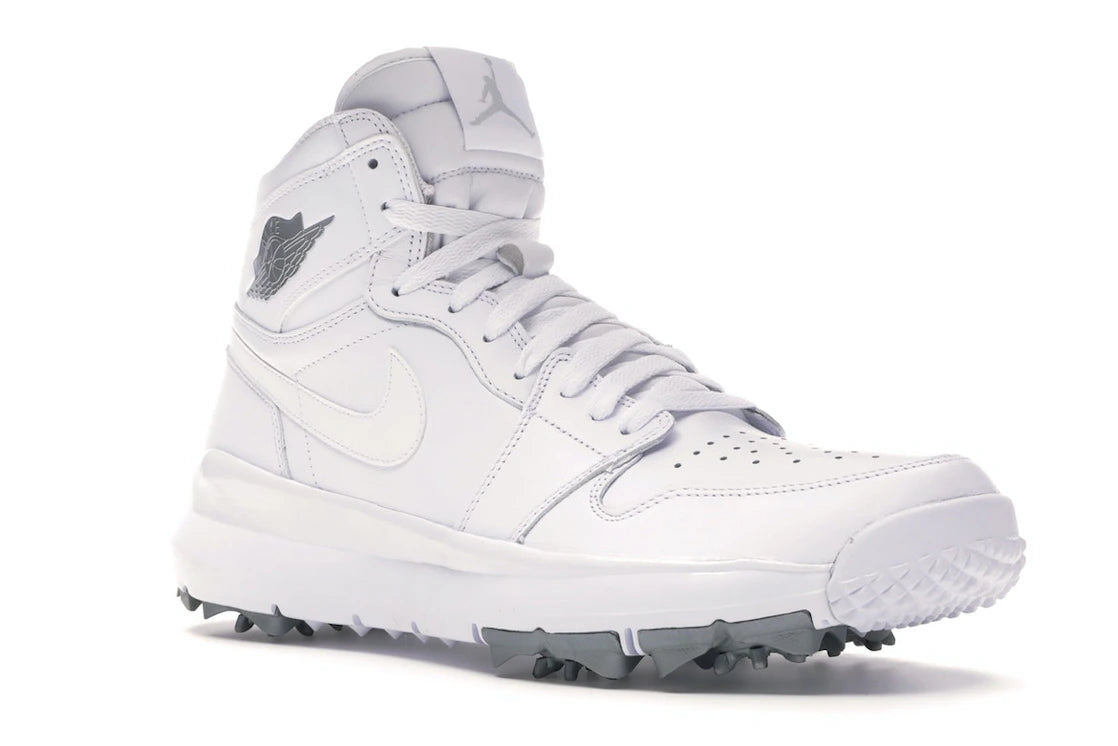 Jordan 1 Retro Golf Cleat White Metallic
