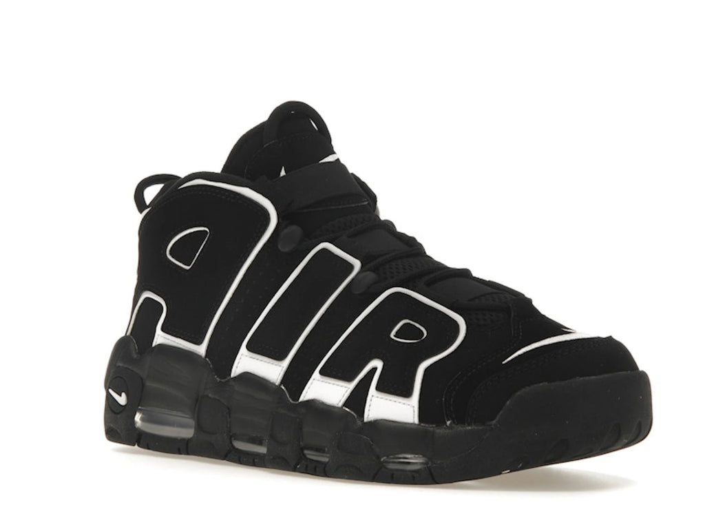 Nike Air More Uptempo 96 Black White - alternate angle 2