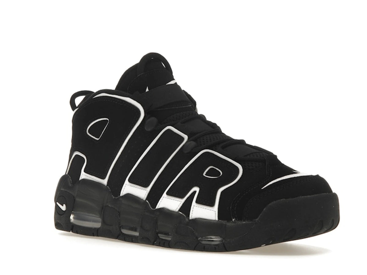Nike Air More Uptempo 96 Black White - alternate angle 2