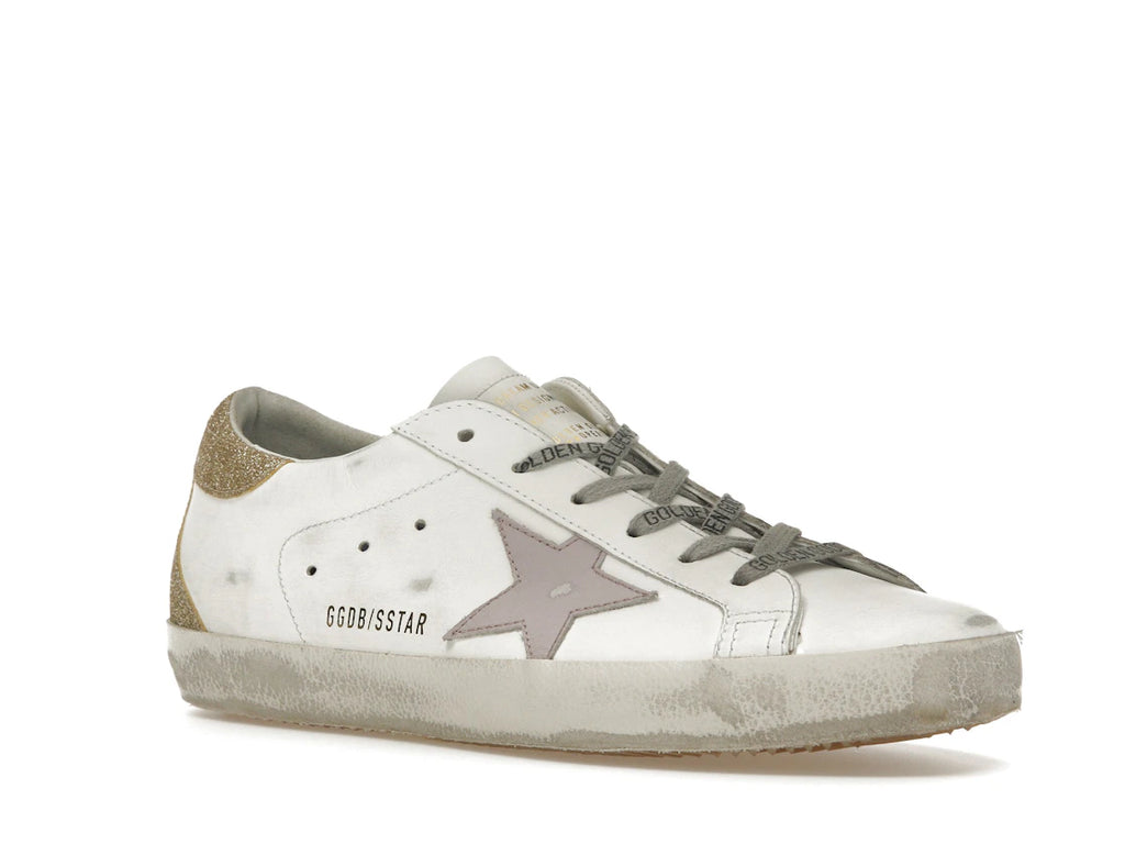 Golden Goose Superstar White Lilac Platinum