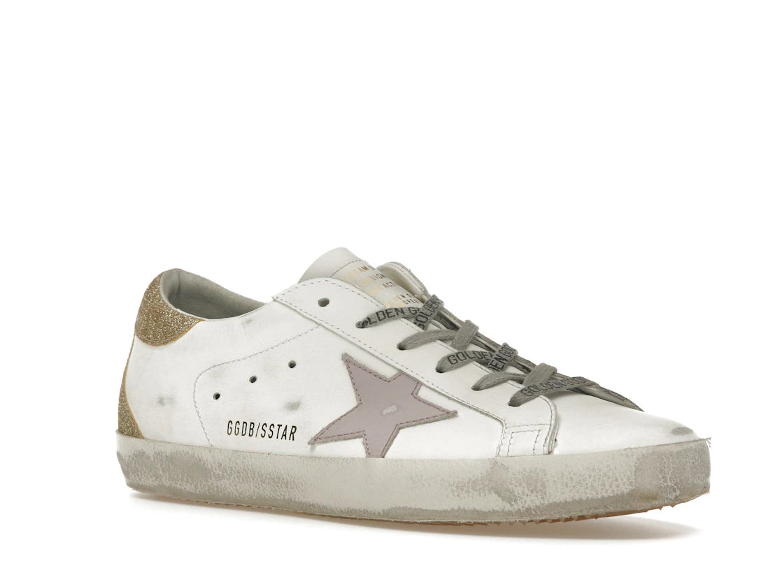 Golden Goose Superstar White Lilac Platinum