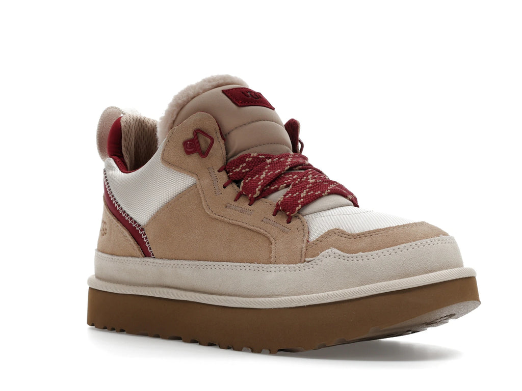 UGG Lowmel Driftwood Biking Red - alternate angle 2